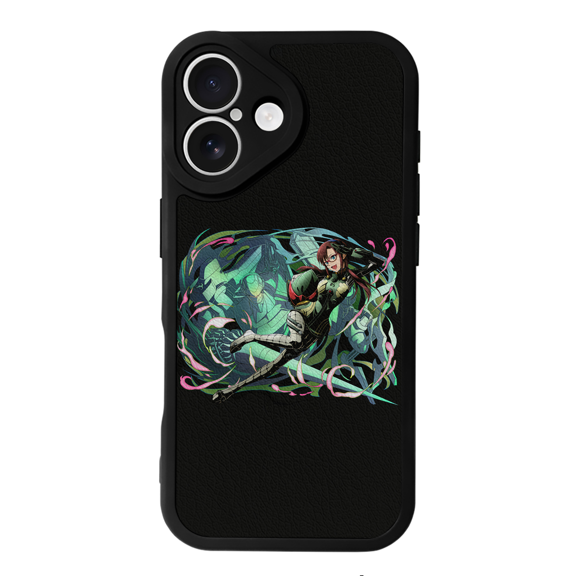 （画像用） EVA 新世紀エヴァンゲリオン 【iPhone 16シリーズ対応】シリコンスマホケース（レザー調） 材質：シリコン